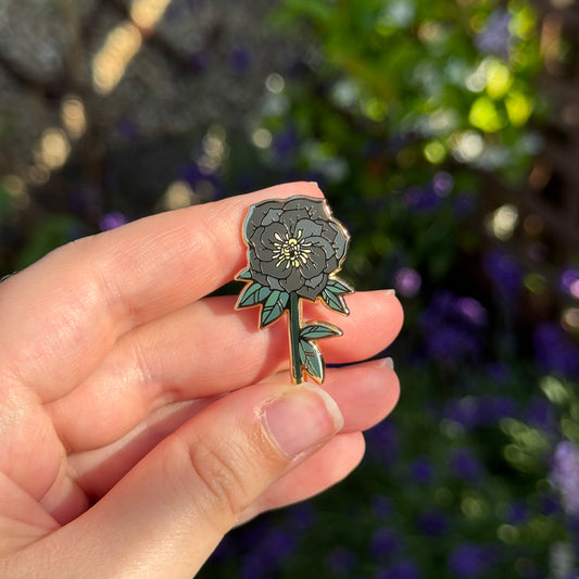 PRE ORDER Hellebore Enamel Pin