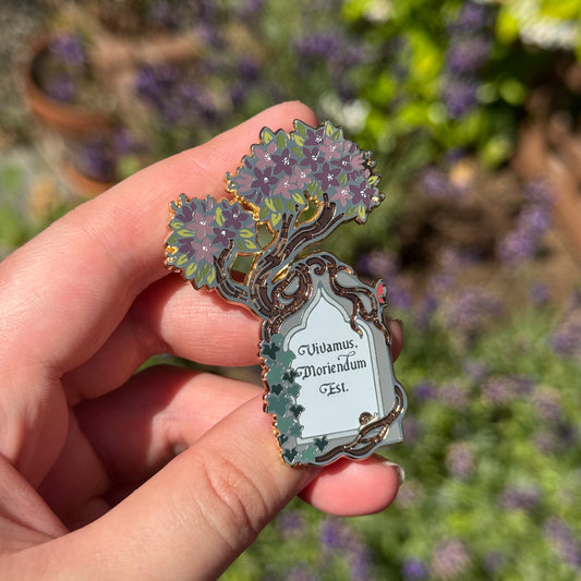 Rhododendron Tomb Enamel Pin