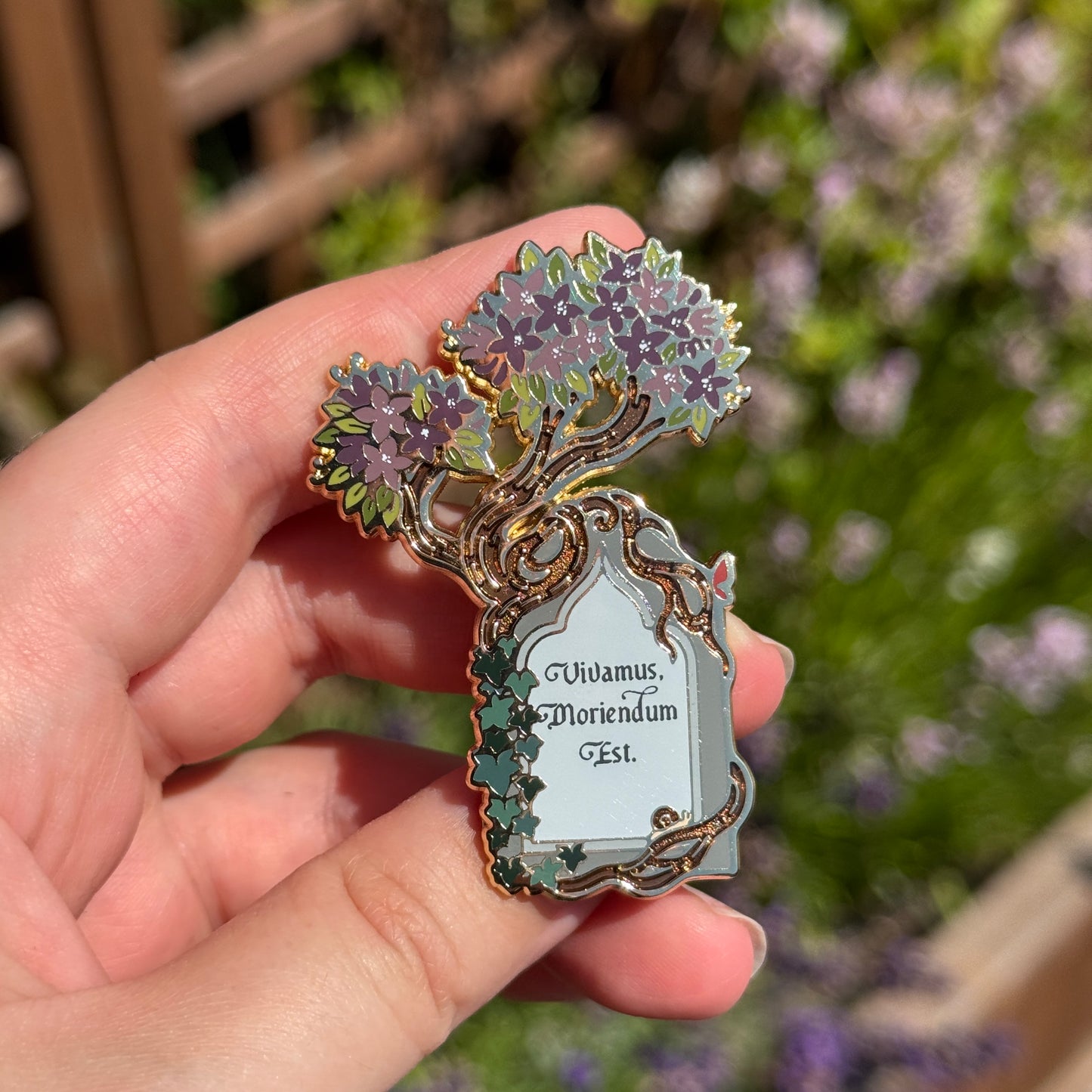PRE ORDER Rhododendron Tomb Enamel Pin