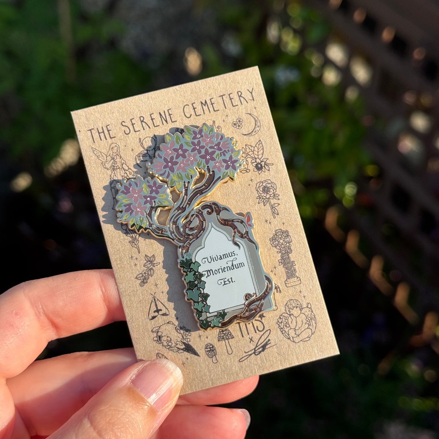 PRE ORDER Rhododendron Tomb Enamel Pin