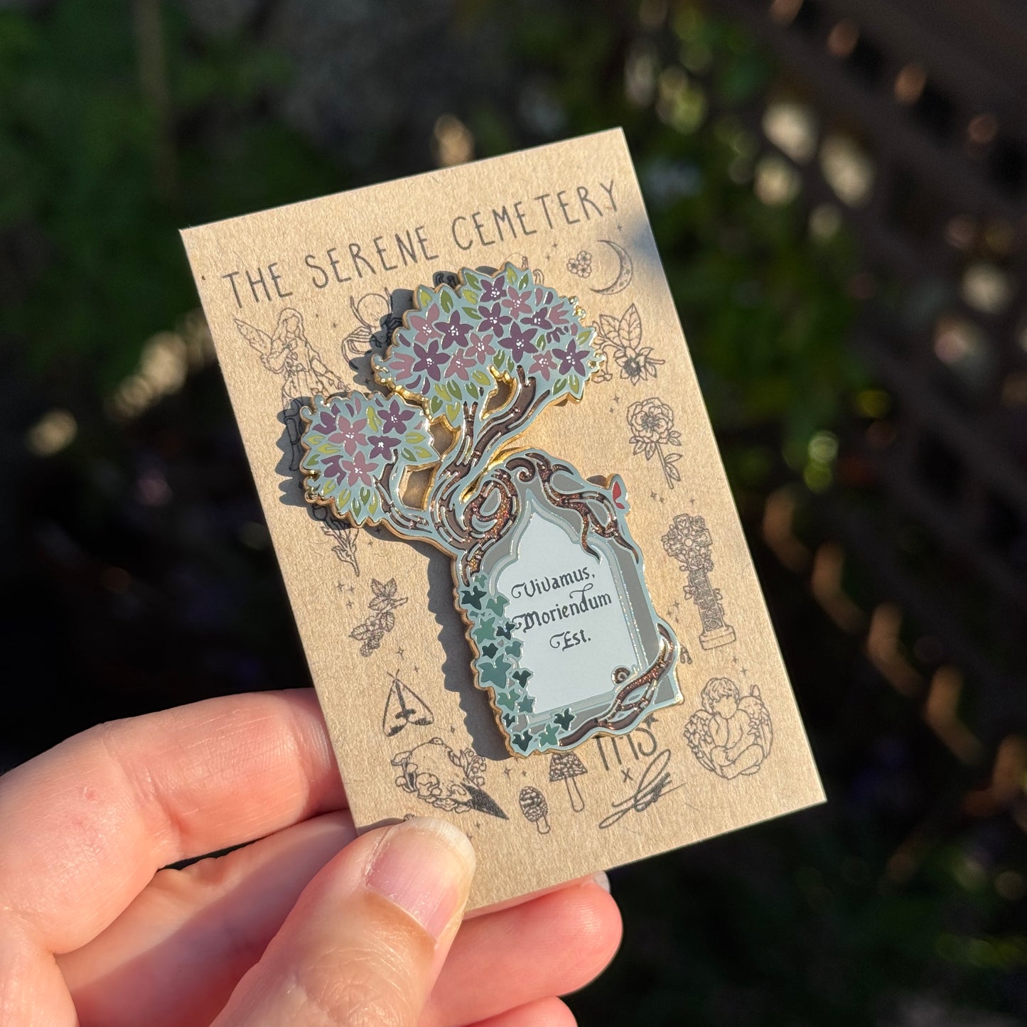 PRE ORDER Rhododendron Tomb Enamel Pin