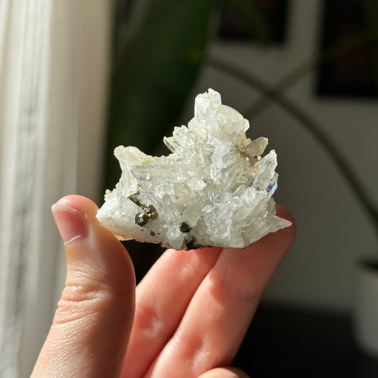 Quartz and Pyrite Cluster