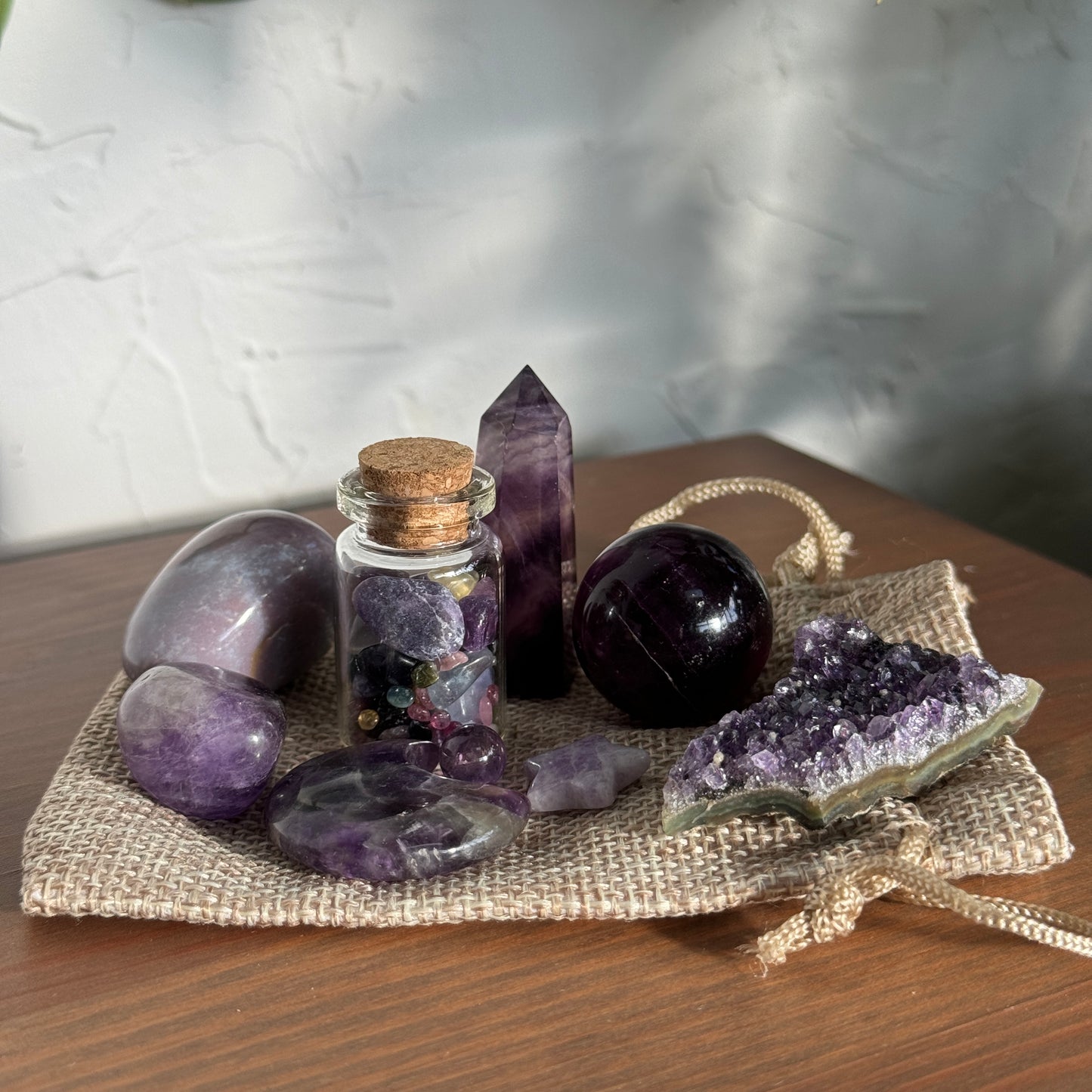 Mini Mineral Gift Bag - Purple 4