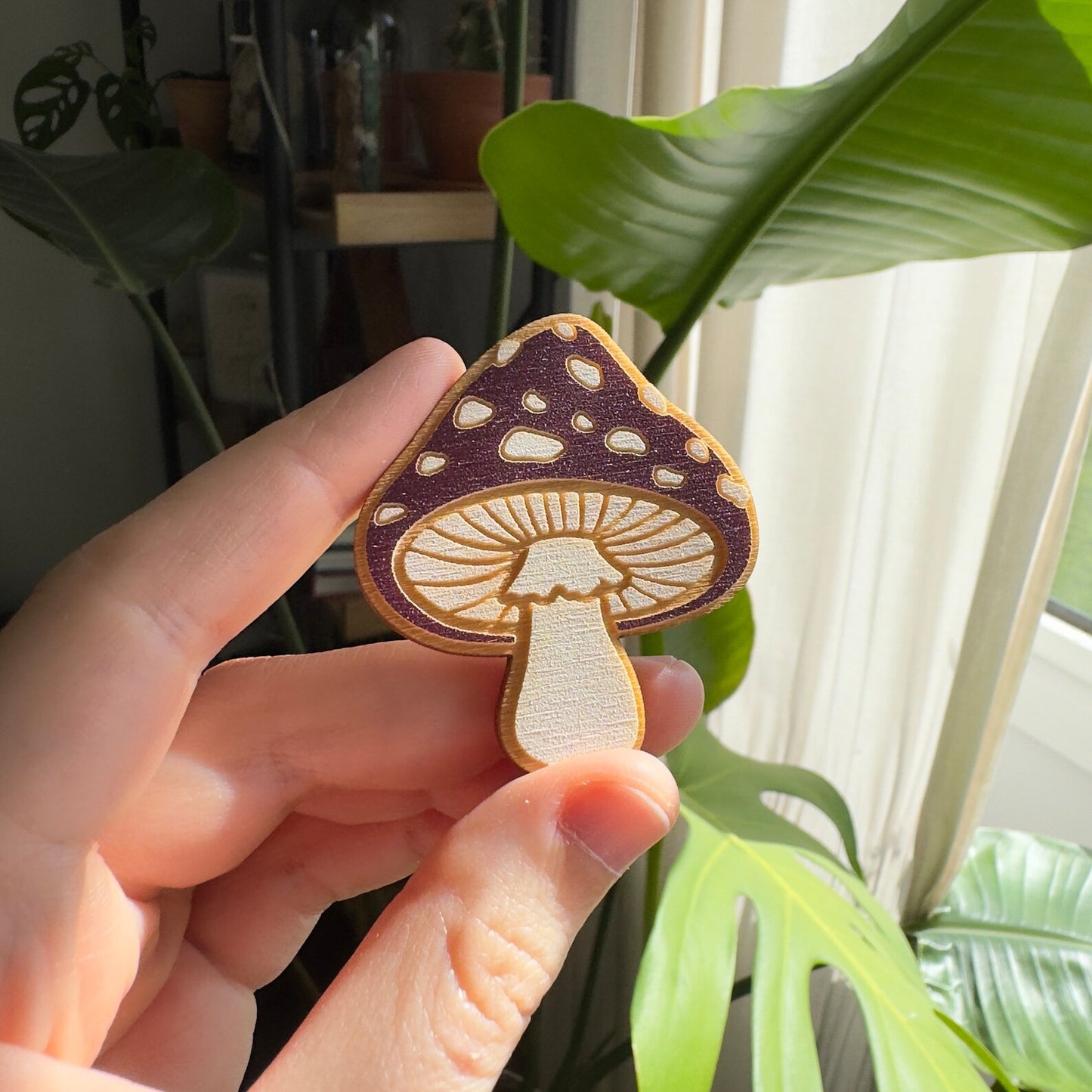 Fly Agaric Wooden Magnets